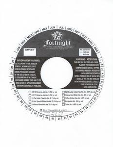 Fortnight Brewing All You Need Is Hops India Pale Ale November 2017