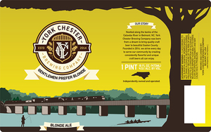 York Chester Brewing Company Gentlemen Prefer Blonde