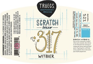 Troegs Witbier November 2017