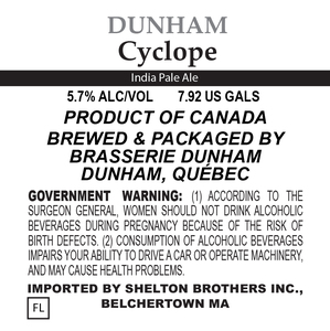 Brasserie Dunham Cyclope November 2017