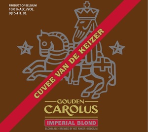 Gouden Carolus Cuvee Van De Keizer Imperial Blond November 2017