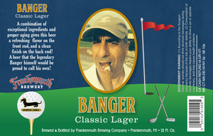 Frankenmuth Brewery Banger