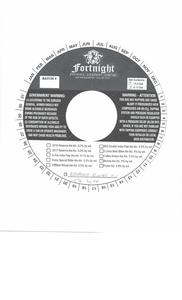 Fortnight Bespoke Blonde Ale November 2017