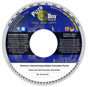 Pizza Boy Brewing Co. Mowery's Hammering Holiday