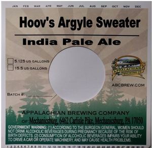 Appalachian Brewing Company Hoov's Argyle Sweater