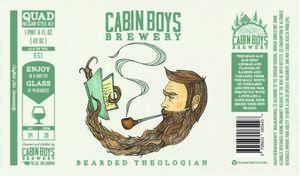 Cabin Boys Brewery Bearded Theologian, Belgian Quad