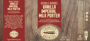 Cigar City Brewing Doublebarrel Vanilla Imperial Milkporter November 2017
