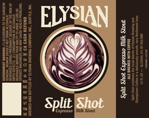 Elysian Brewing Company Split Shot November 2017