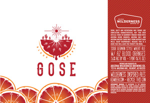 Arizona Wilderness Brewing Co. Blood Orange Gose