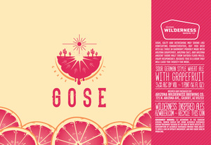 Arizona Wilderness Brewing Co. Grapefruit Gose