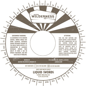 Arizona Wilderness Brewing Co. Liquid Swords