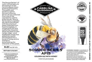 Carolina Bauernhaus Ales Source Series Apis