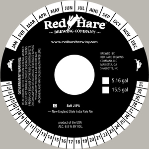 Red Hare Soft J IPA November 2017