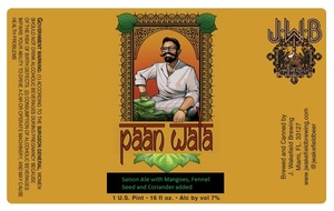 J Wakefield Brewing Paan Wala November 2017