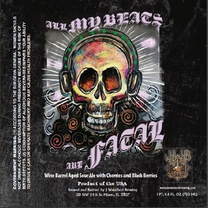 J Wakefield Brewing All My Beats Are Fatal November 2017