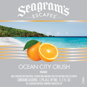 Seagram's Escapes Ocean City Crush Orange November 2017