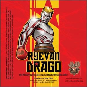 J Wakefield Brewing Ryevan Drago November 2017