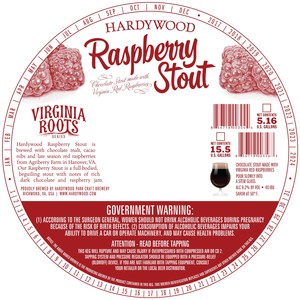 Hardywood Park Craft Brewery Raspberry Stout