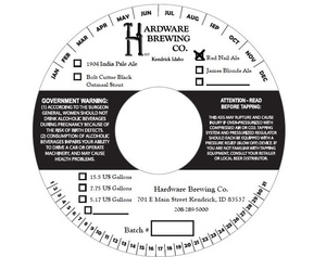 Hardware Brewing Co. Red Nail Ale