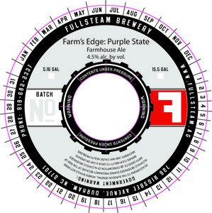 Fullsteam Brewery Farm's Edge: Purple State