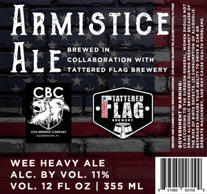 Cox Brewing Company Armistice Ale