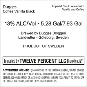 Dugges Coffee Vanilla Black November 2017