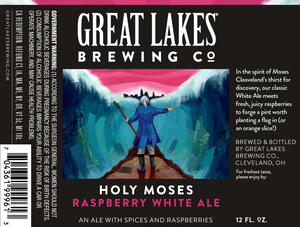 Great Lakes Brewing Co. Holy Moses Raspberry White Ale