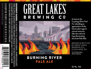 Great Lakes Brewing Co. Burning River November 2017