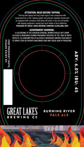 Great Lakes Brewing Co. Burning River November 2017