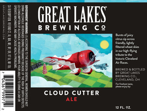 Great Lakes Brewing Co. Cloud Cutter November 2017