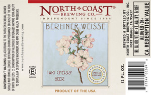 North Coast Tart Cherry Berliner Weisse 