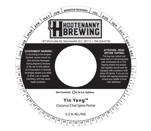 Hootenanny Brewing Yin Yang
