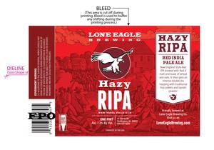 Lone Eagle Brewing Hazy Ripa November 2017