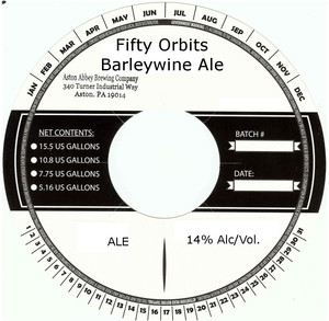 Fifty Orbits Barleywine 