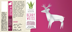 Crane Brewing Berry Weiss