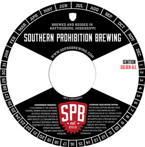 Southern Prohibition Brewing Ignition