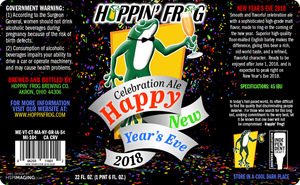 Hoppin' Frog New Year's Eve November 2017