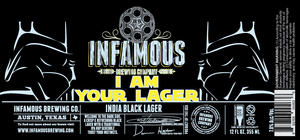 I Am Your Lager India Black Lager