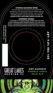 Great Lakes Brewing Co. Hop Madness November 2017