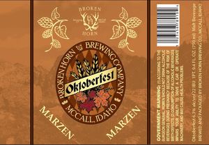 Broken Horn Brewing Company Oktoberfest November 2017