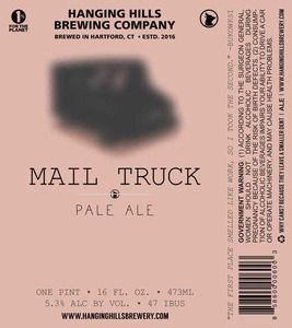 Hanging Hills Brewing Company Mail Truck