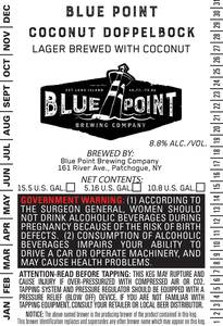 Blue Point Brewing Company Coconut Doppelbock December 2017