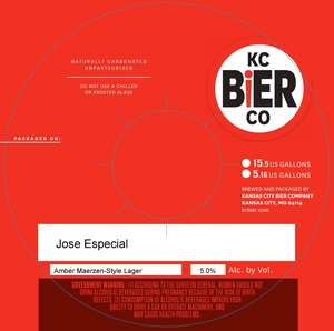 Kansas City Bier Company Jose Especial
