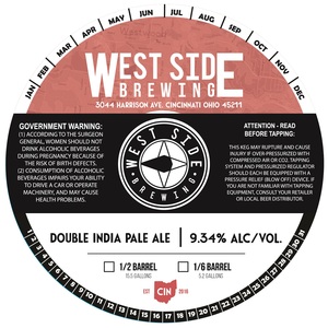 West Side Brewing Double India Pale Ale