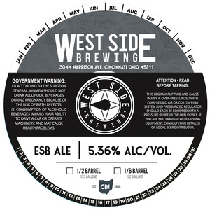 West Side Brewing Esb Ale