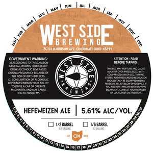 West Side Brewing Hefeweizen Ale