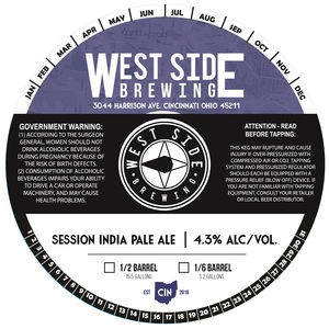 West Side Brewing Session India Pale Ale