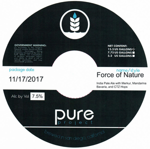 Force Of Nature December 2017