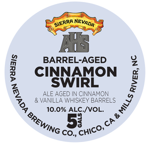 Sierra Nevada Barrel-aged Cinnamon Swirl December 2017