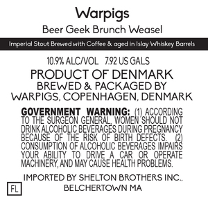 Warpigs Beer Geek Weasel December 2017